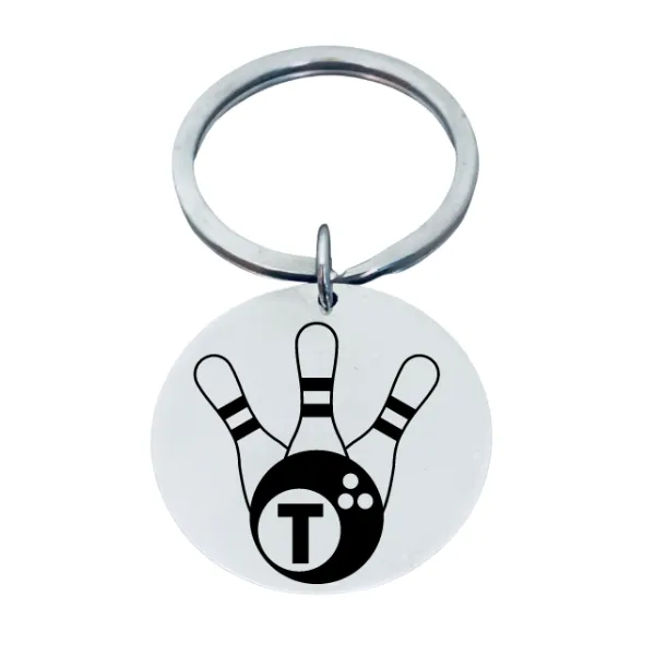 Personalized Bowling Keychain