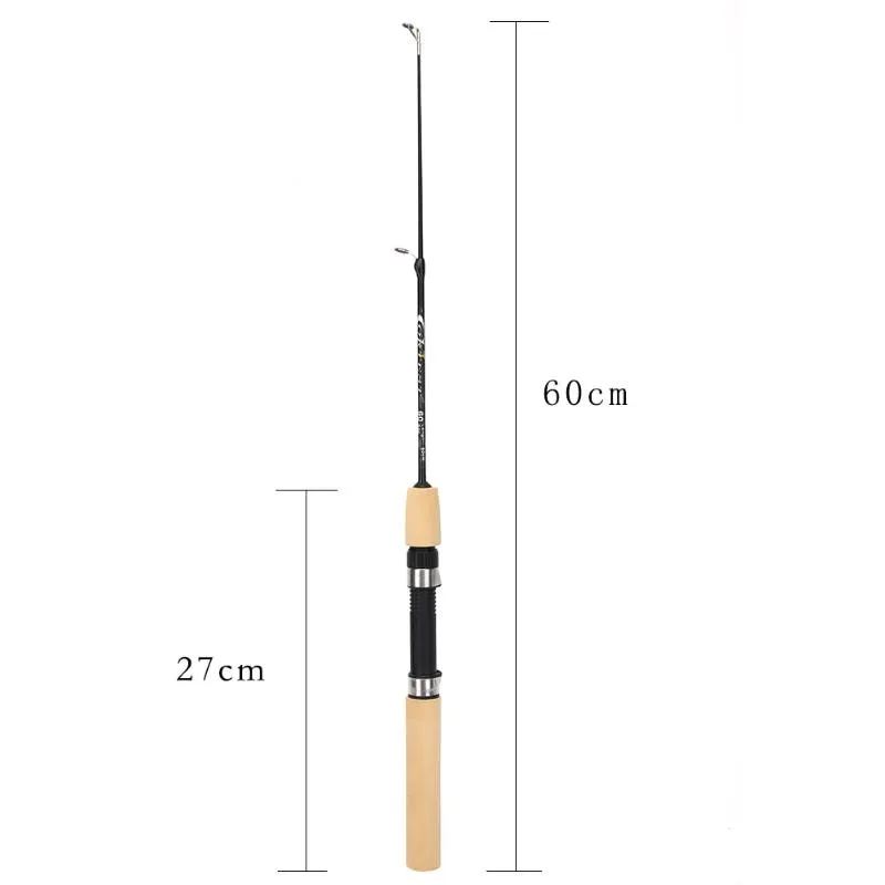 Portable Mini Telescopic Ice Fishing Rod