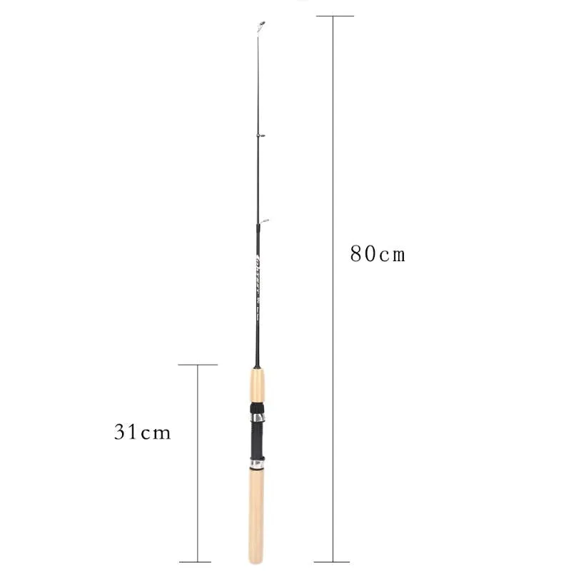 Portable Mini Telescopic Ice Fishing Rod