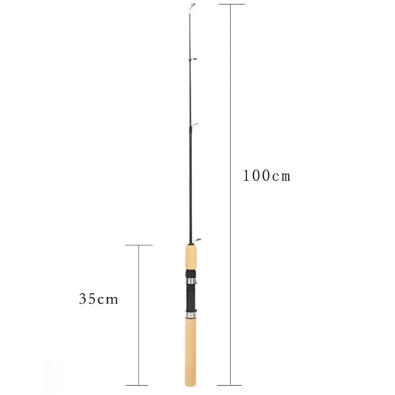 Portable Mini Telescopic Ice Fishing Rod