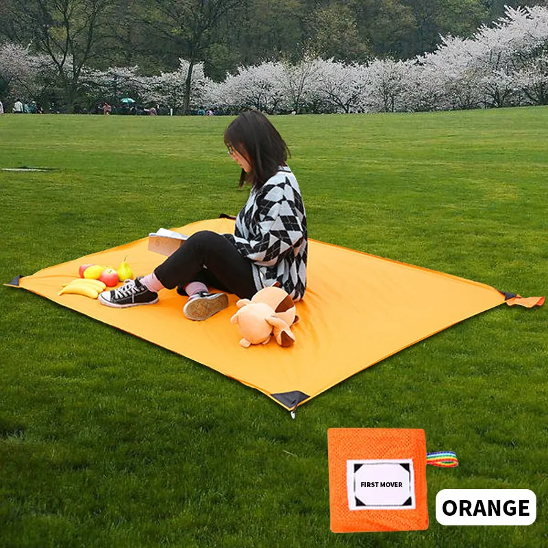 Portable Pocket Camping Mat Folding Camping Mattress Baby Climb Outdoor Ultra-thin Waterproof Beach Mat Picnic Blanket