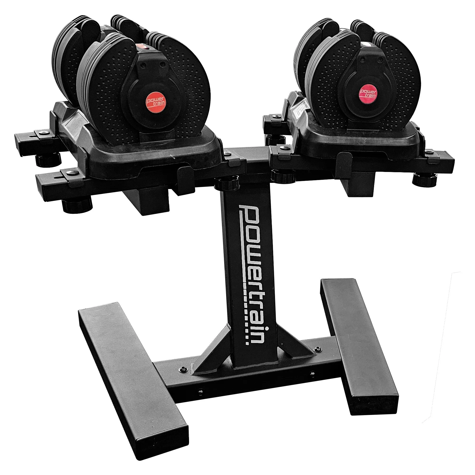 Powertrain Gen2 Adjustable Dumbbell Set With Pro Stand- 2 X 20kg (40kg)