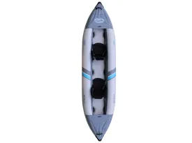 Seago Vancouver 2 Man Inflatable Kayak - Light/Mid Grey - In Stock