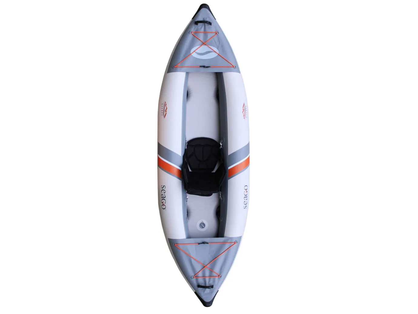 Sevylor Quebec 1 Person Kayak - Light/Mid Grey