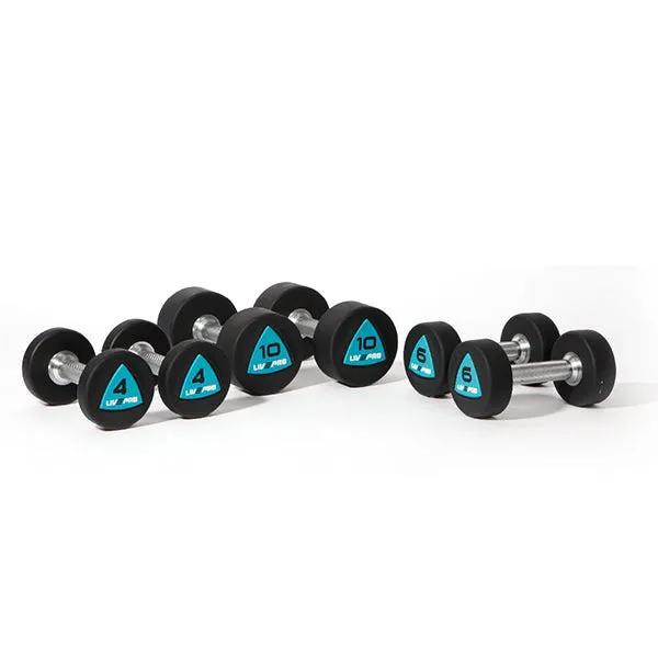 Urethane Round Dumbbells (2kg to 40kg) Set