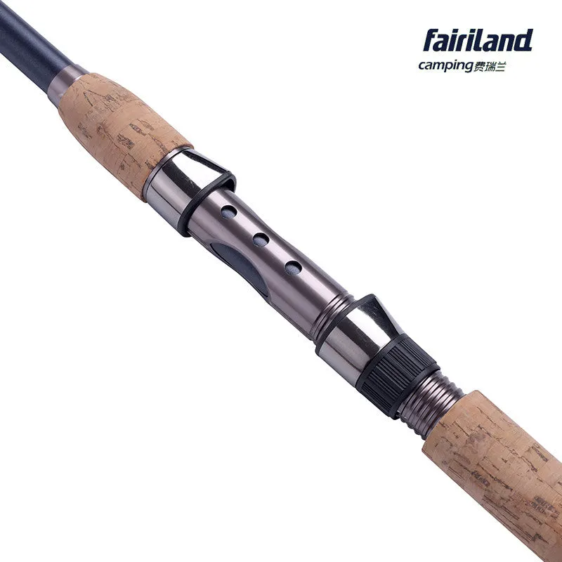 US fairiland THELON 36T Carbon Telescopic Fishing Rod w/ Metal Reel Seat