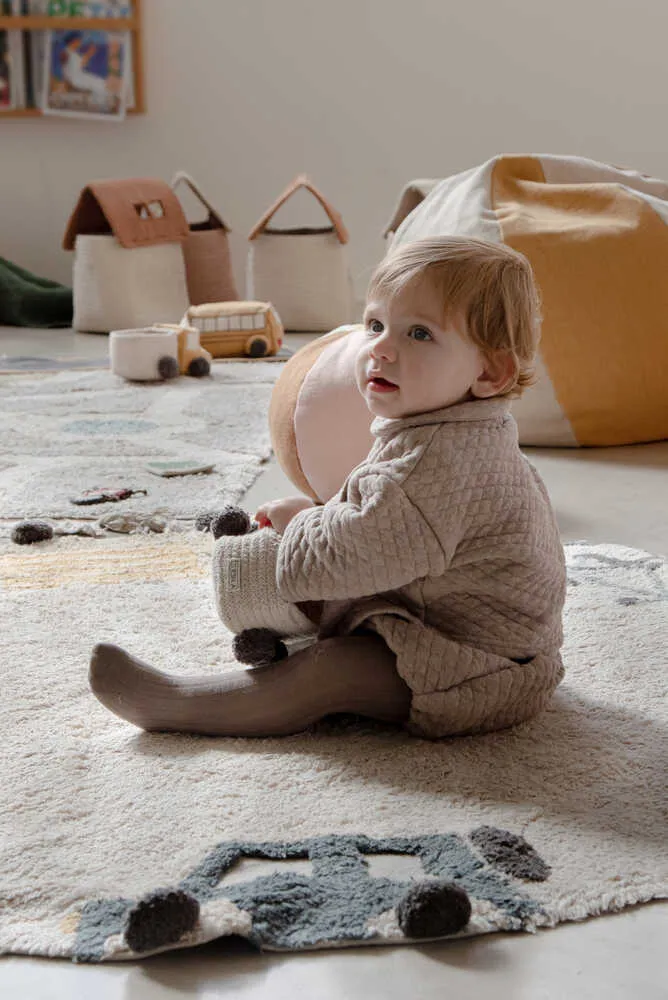 WASHABLE ROUND RUG WHEELS