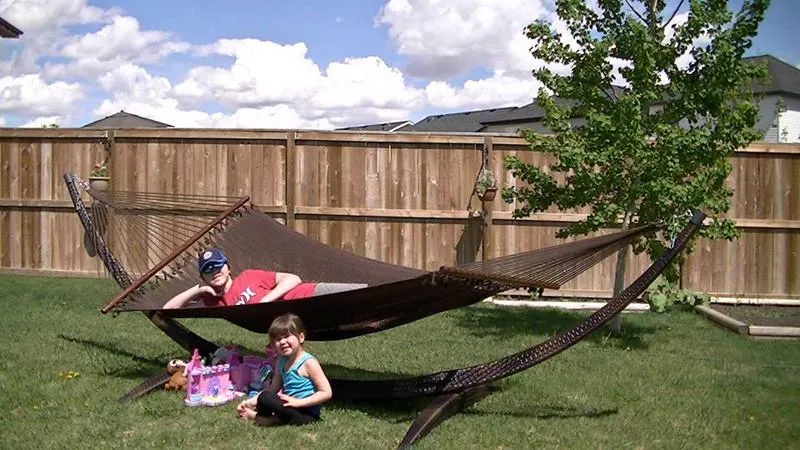 Wicker Hammock Stand