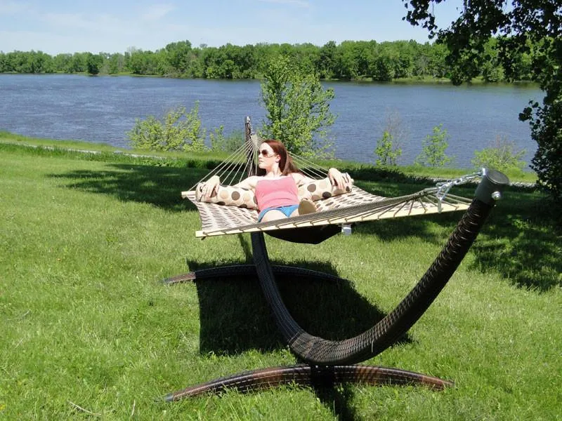 Wicker Hammock Stand