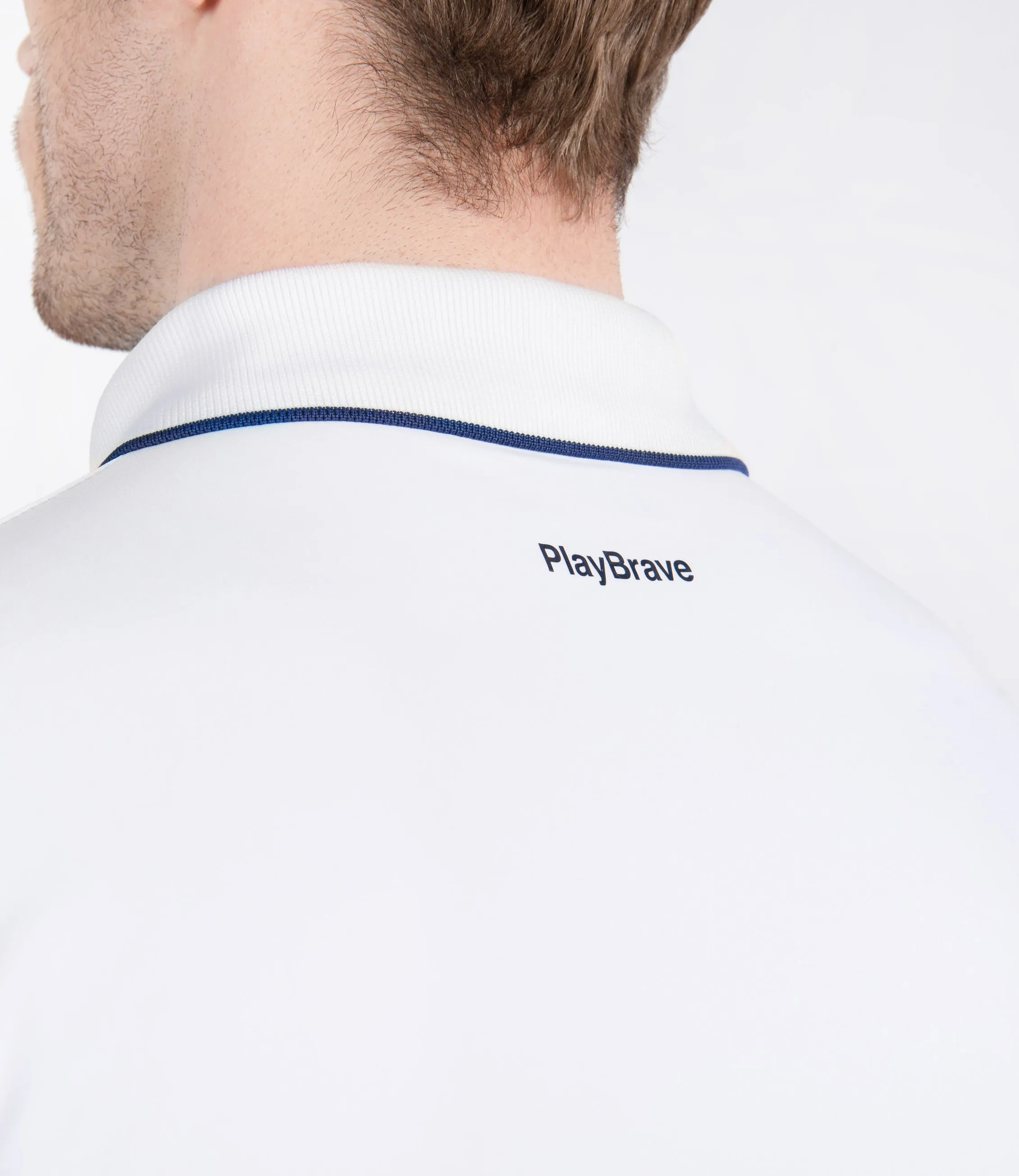 William Polo - White/Navy