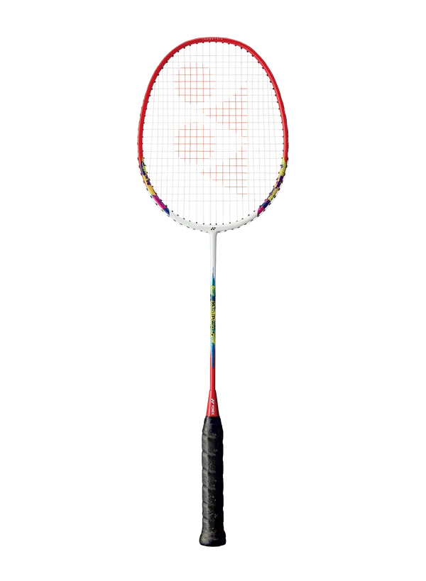 Yonex Muscle Power 5 Strung badminton Racket [White/Red]